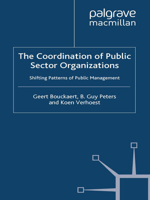 cover image of The Coordination of Public Sector Organizations